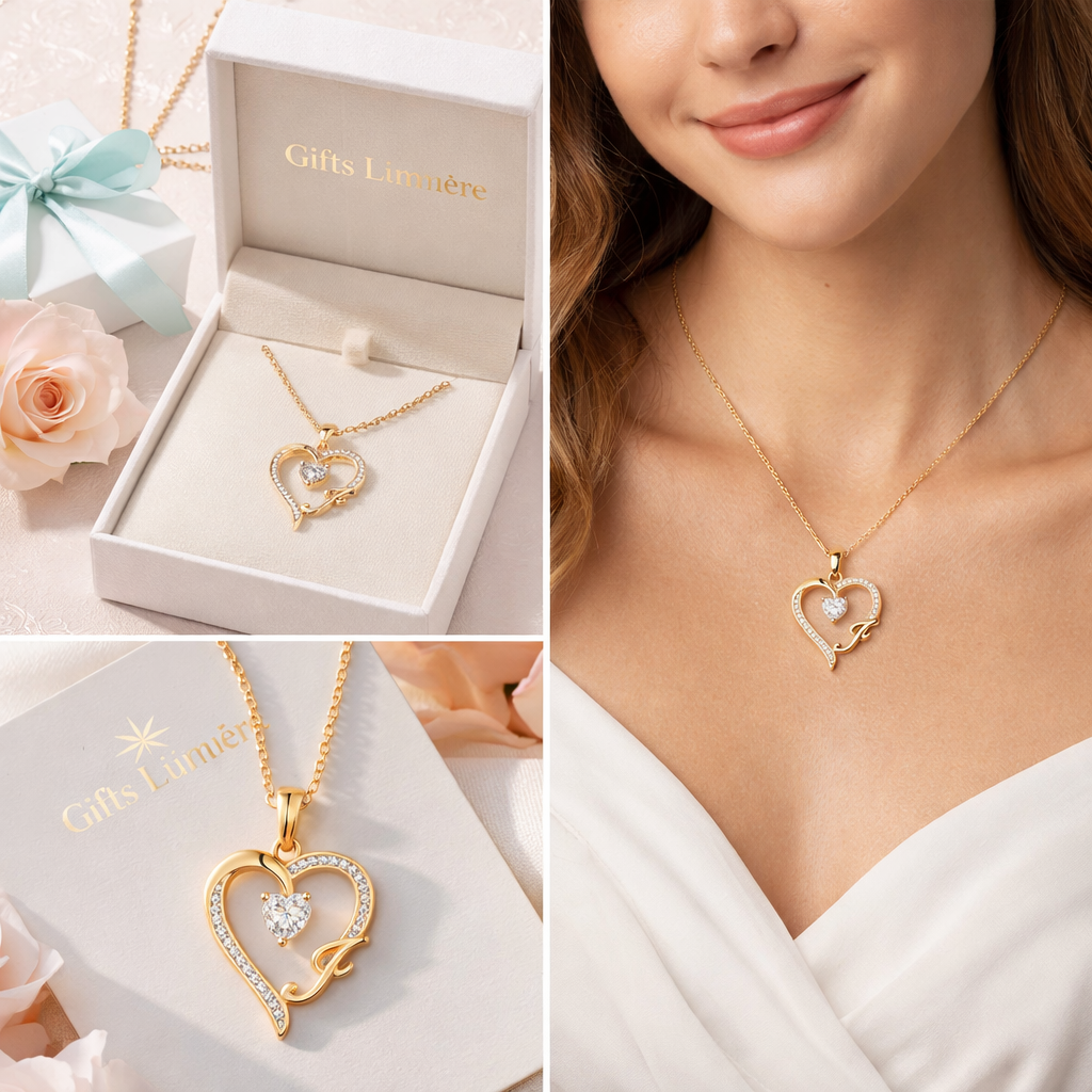 HeartLetter™ Initial Necklace