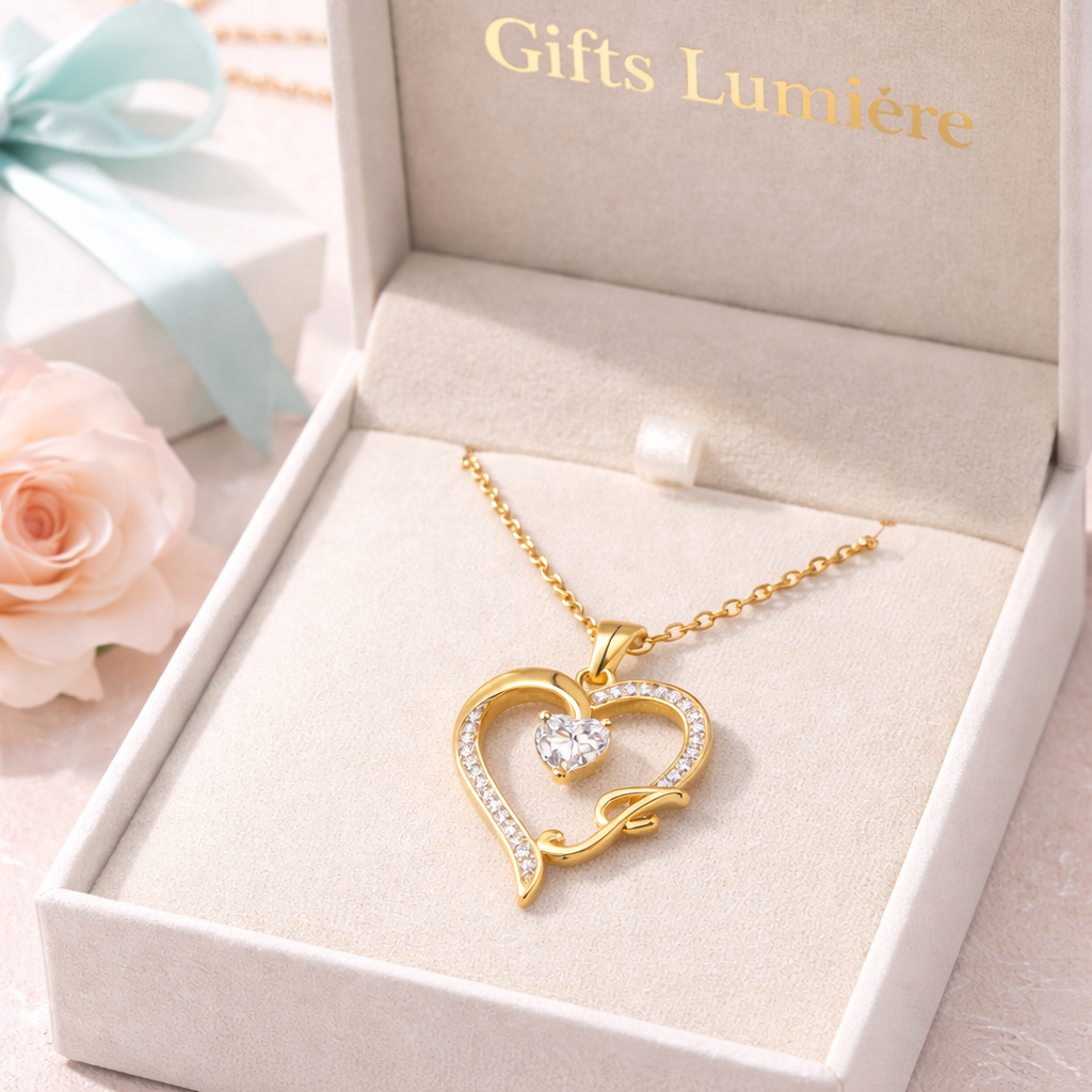 HeartLetter™ Initial Necklace